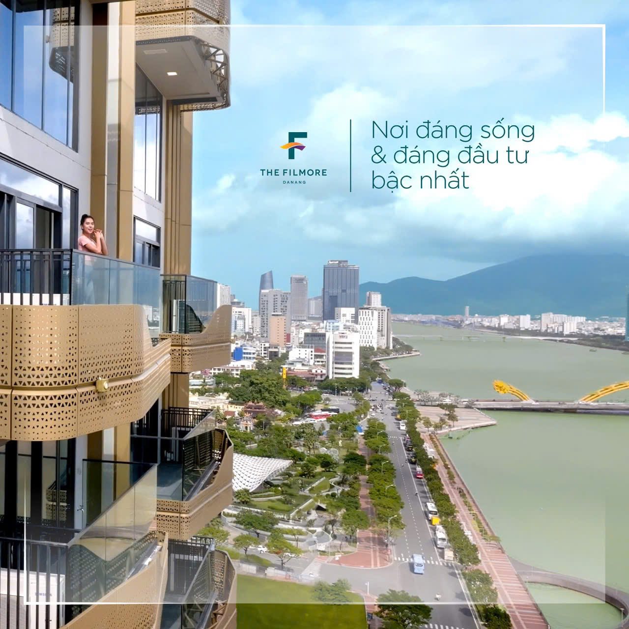 Tòa căn hộ bên sông Hàn ở trung tâm Đà Nẵng
